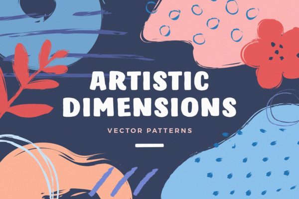 艺术家抽象油画图案纹理 Artistic Dimension Abstract Patterns