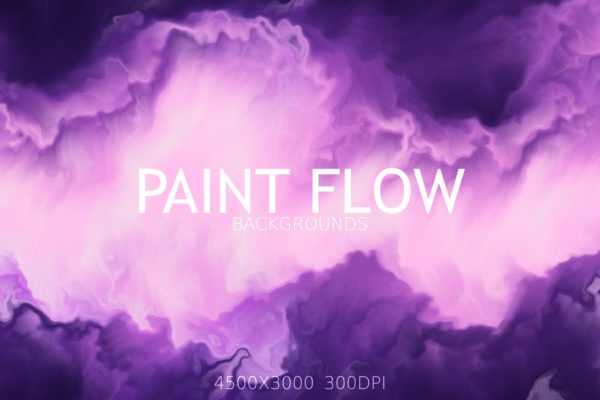 油漆手绘流动风格抽象纹理背景素材 Paint Flow Background