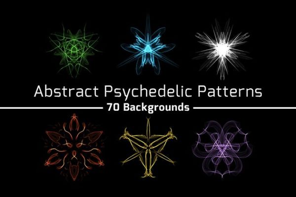 迷幻抽象背景合集 Abstract Psychedelic Patterns