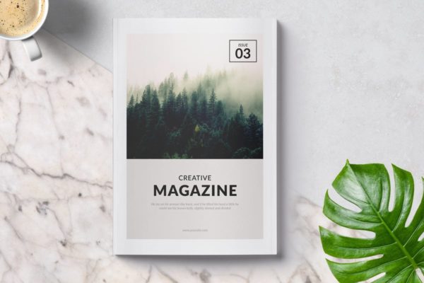 创意时尚生活方式杂志设计INDD模板 Creative Magazine