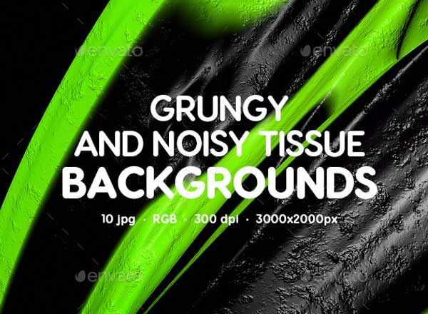10款多彩墨迹背景素材 Grungy and Noisy Tissue Backgrounds