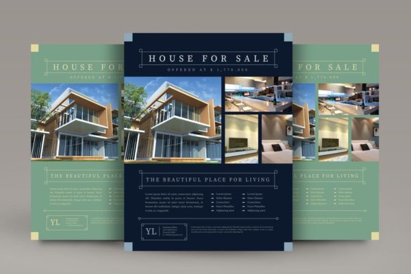 房地产销售租赁海报传单设计模板 V