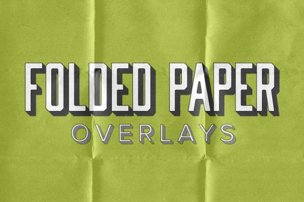 24款折叠纸覆盖叠层图案纹理 24 Folded Paper Overlays