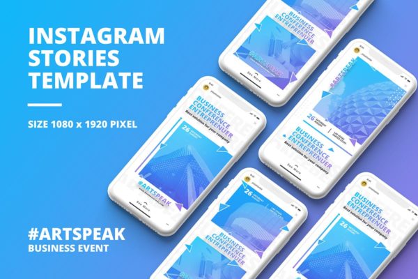Instagram品牌故事企业宣传推广设计素材 Business Instagram Story Template