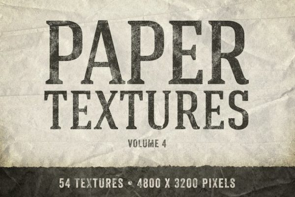 皱褶纸张纹理合集v4 Paper Textures Pack Volume 4