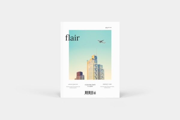 时尚旅行/建筑/生活主题杂志设计模板 Flair Magazine