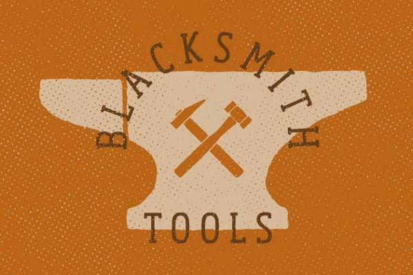 手工绘制工具图形 Blacksmith Tools &#8211; By Hand