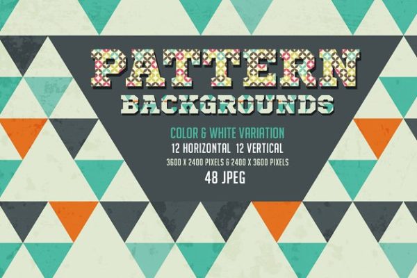 艺术几何图案重复纹理 Patterns Backgrounds