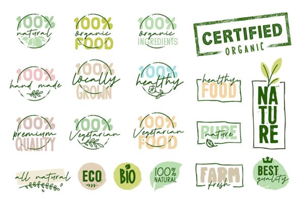 有机食品标志设计模板合集 Organic
