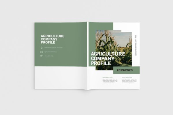 农业绿色食品公司简介企业画册设计模板 Agriculture Company Profile