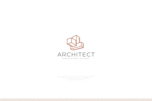 建筑品牌抽象图形Logo设计模板 Arc