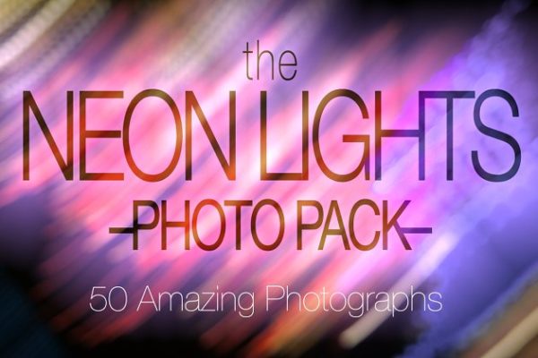 霓虹灯高清照片素材包 Neon Lights Photo Pack