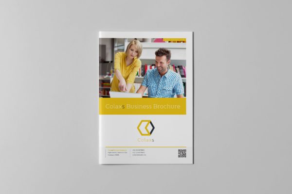 商业手册/企业品牌画册设计模板素材 Colaxs Business Brochure