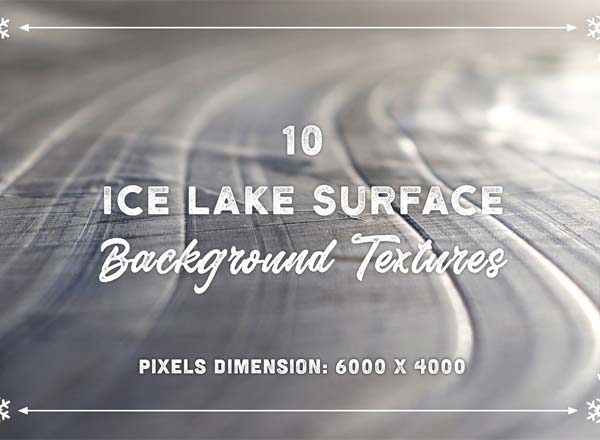 10个高质量冰湖冰表面背景纹理