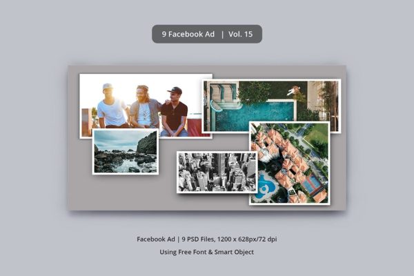 Facebook社交平台广告Banner设计模板16设计网精选v15 Facebook Ad Vol. 15