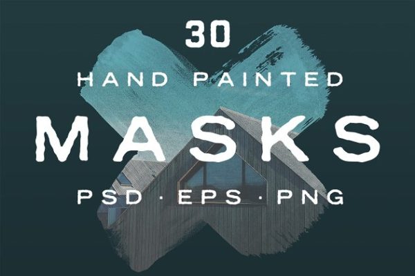 30种手绘图案图形素材 30 Hand Pai