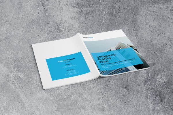 企业宣传册/画册/商业提案手册INDD设计模板 Company Profile 2020