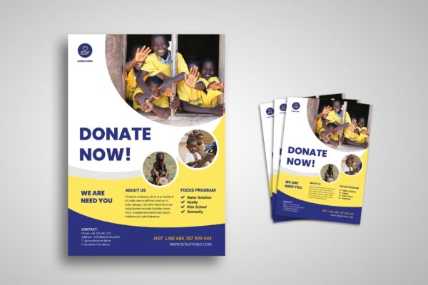 非营利组织慈善机构宣传海报设计模