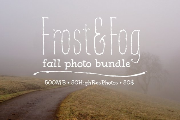 霜降和大雾高清照片合集 Frost&amp;Fog Photo Bundle
