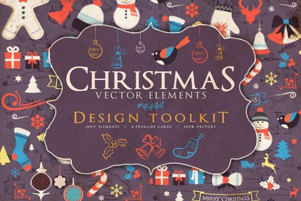 圣诞节日元素工具包 Christmas Elements Toolkit