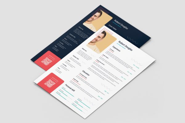 网页交互设计师16设计网精选简历模板 Flyer – Resume