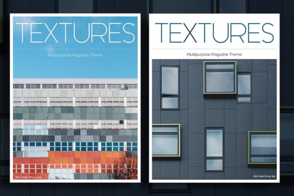 杂志排版设计模板 Textures Magazine