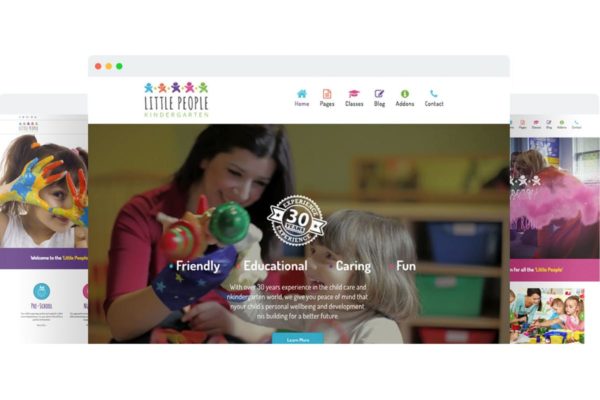 幼儿园/托儿所网站设计Joomla模板普贤居精选 Little People | Kindergarten Joomla Template