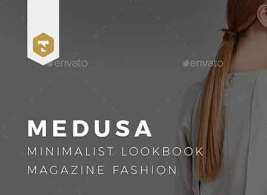 时尚的时装杂志模板下载[indd]&#8211;MEDUSA Lookbook Magazine Fashion