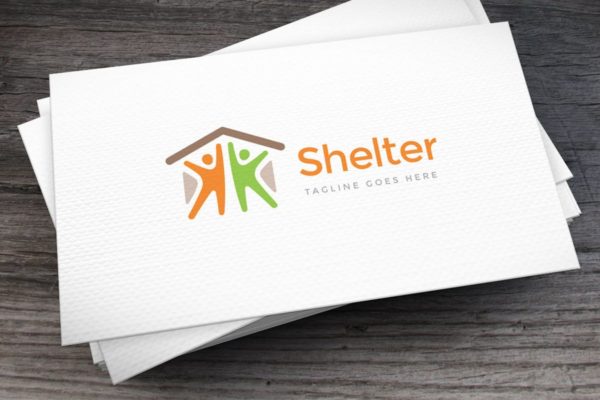 房地产销售租赁品牌Logo标志设计模板 Own Shelter Logo Template