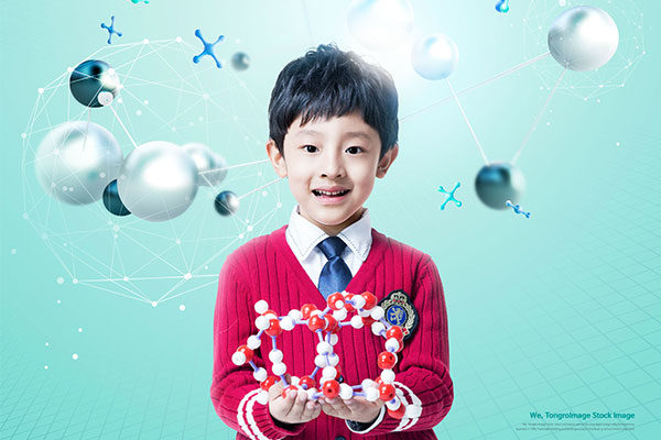 生物科技知识教育主题活动海报设计