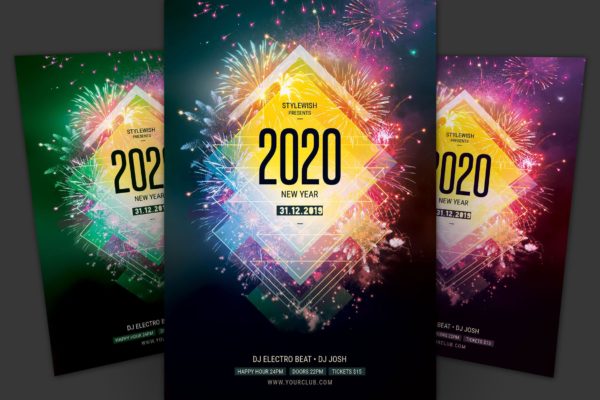 2020年新年焰火晚会/倒计时活动海