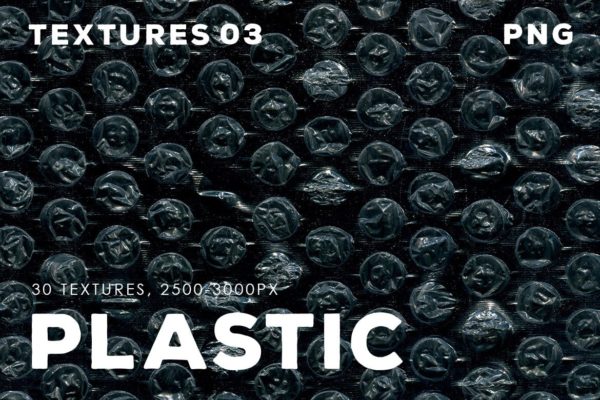 30款透明薄膜塑料叠层纹理设计素材v3 30 Plastic Texture Overlays | 03