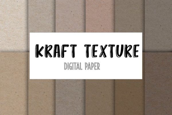 高质量牛皮纸张纹理 Kraft paper texture