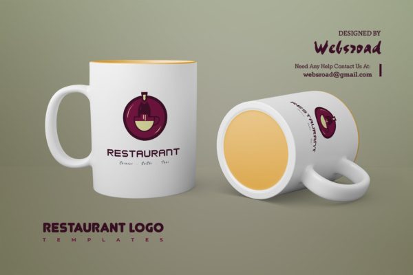 餐馆定制Logo设计16设计网精选模板 Restaurant Logo Templates