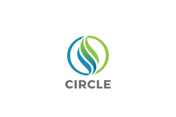 抽象圆形图案Logo模板 Logo Circle Abstract Wave
