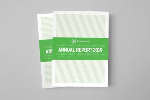 2019-2020企业年度报告/年报INDD设计模板 Annual Report