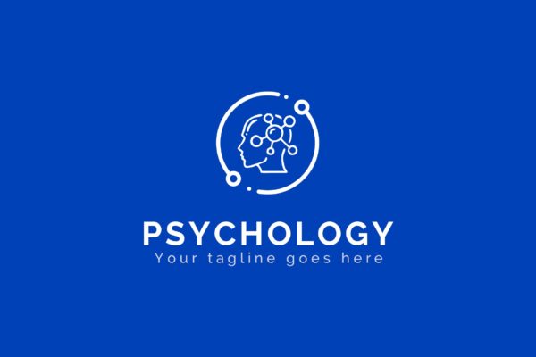 心理学/大脑研究主题高级Logo设计16设计网精选模板 Psychology &#8211; Premium Logo Design