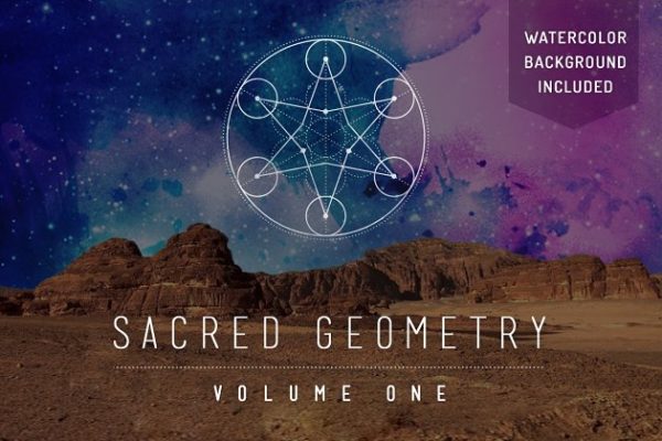 宗教几何矢量图形包 Sacred Geometry Vector Pack Vol. 1