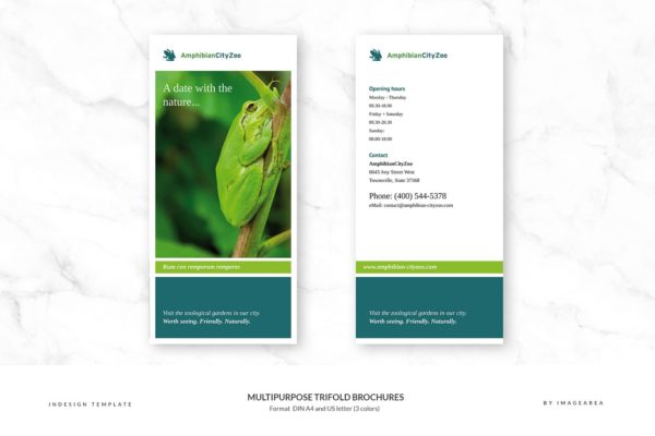 企业商业多用途折页小册子模板 Multipurpose Trifold Brochures
