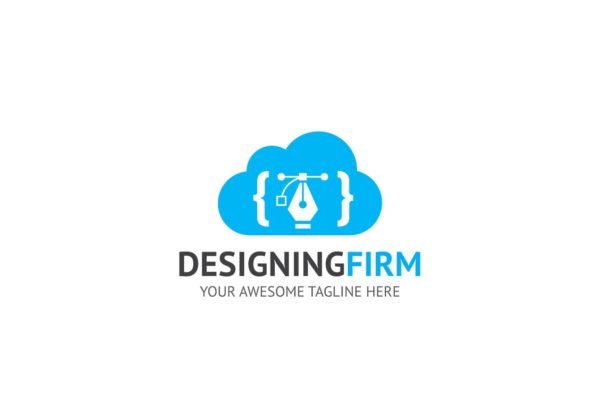 互联网设计开发企业时尚和现代的Logo模板 Designing Firm Logo