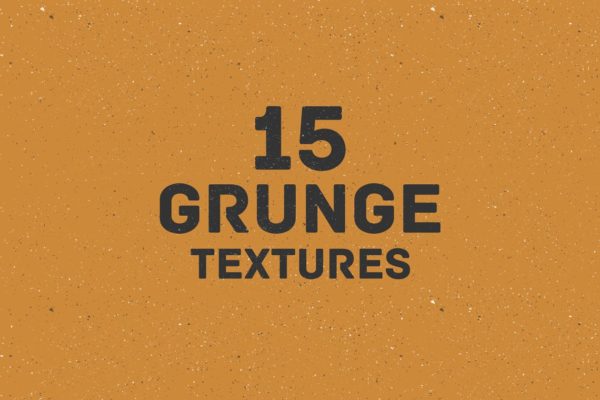 15款细微沙砾做旧背景纹理 15 Grunge Textures