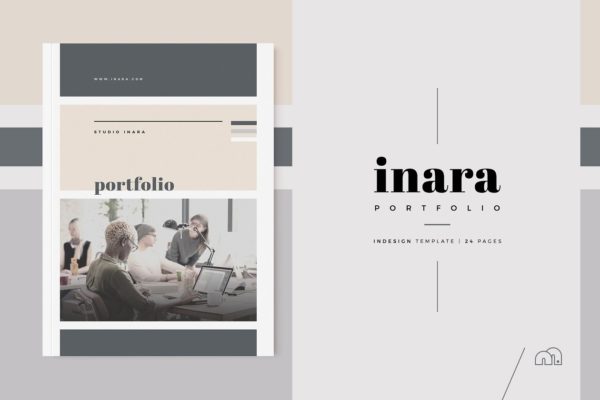 经典通用性企业宣传册设计模板 Portfolio &#8211; Inara