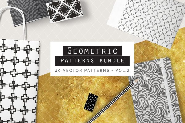40款几何图案纹理 Geometric Pattern Collection &#8211; 2