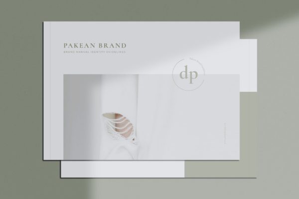 极简版式品牌VI手册设计模板 PAKEAN / Minimal Brand Guidelines