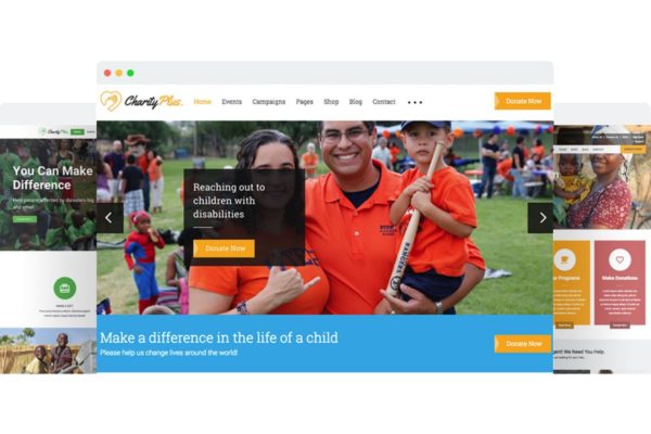 非营利慈善机构爱心组织网站设计模
