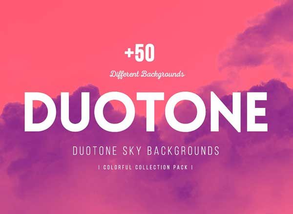 双色调天空背景素材集 +50 Duotone