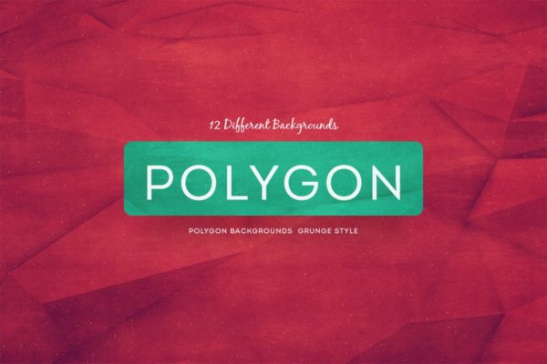 几何多边形背景纹理设计素材 Polygon Backgrounds Grunge Style