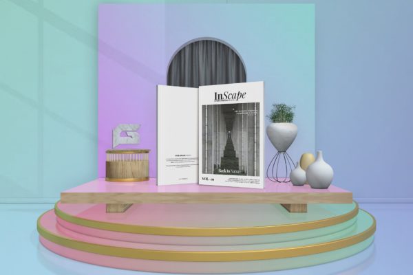 室内设计主题16素材网精选杂志排版设计模板 Inscape Interior Magazine
