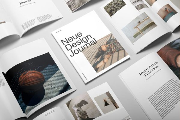 企业宣传杂志设计模板 Neue Magazine