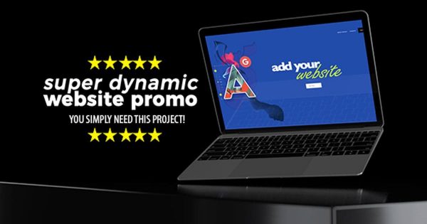超级动态网站宣传片普贤居精选AE模板 Super Dynamic Website Promo
